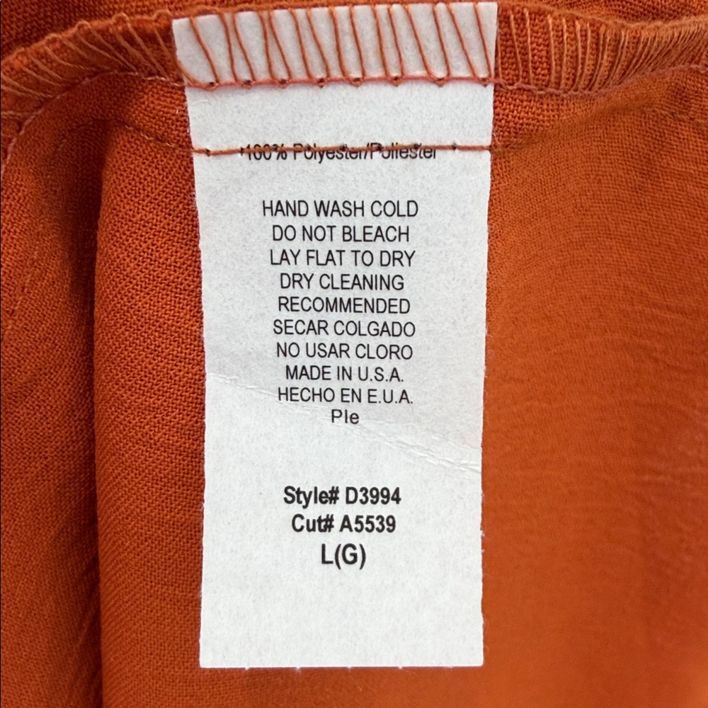Rust Orange Mini Dress - Picture 5 of 9